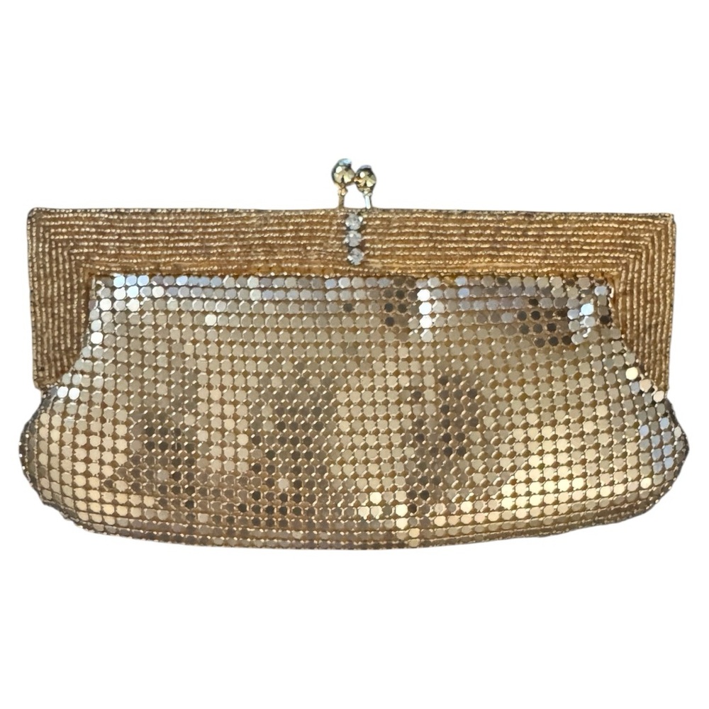 Vintage Elegant Gold Sequin Clutch G Studio